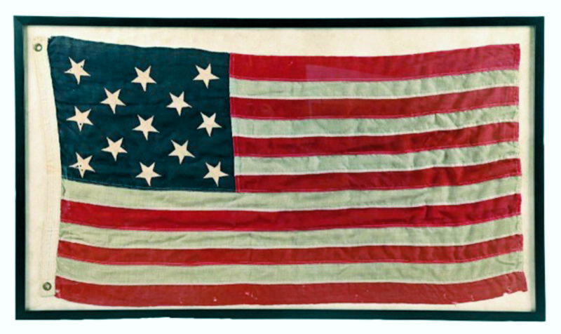 Antique flags can include copies, which can still be valuable